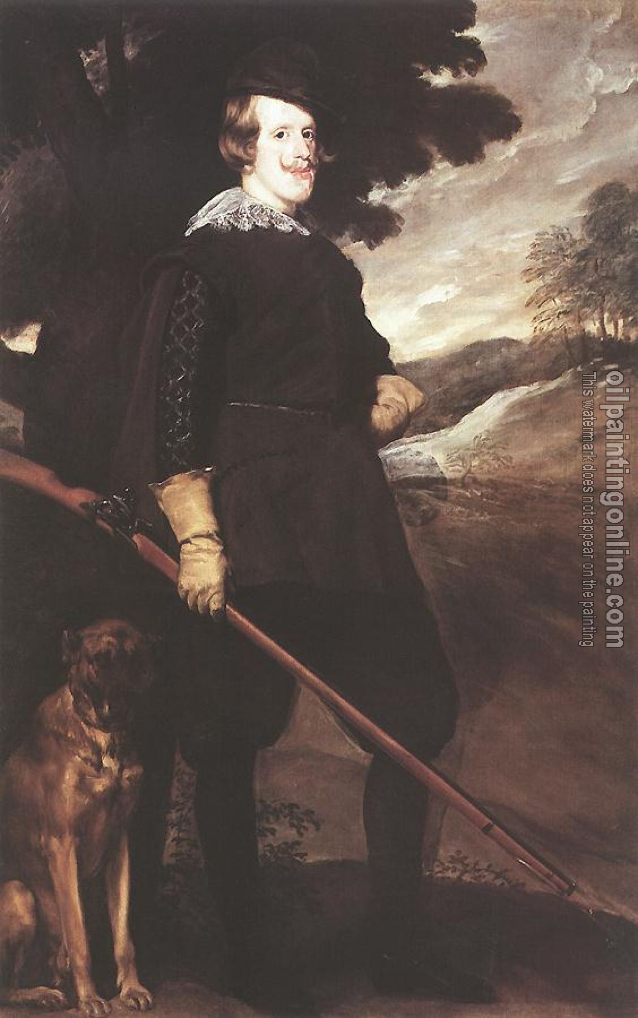 Velazquez, Diego Rodriguez de Silva - King Philip IV as a Huntsman